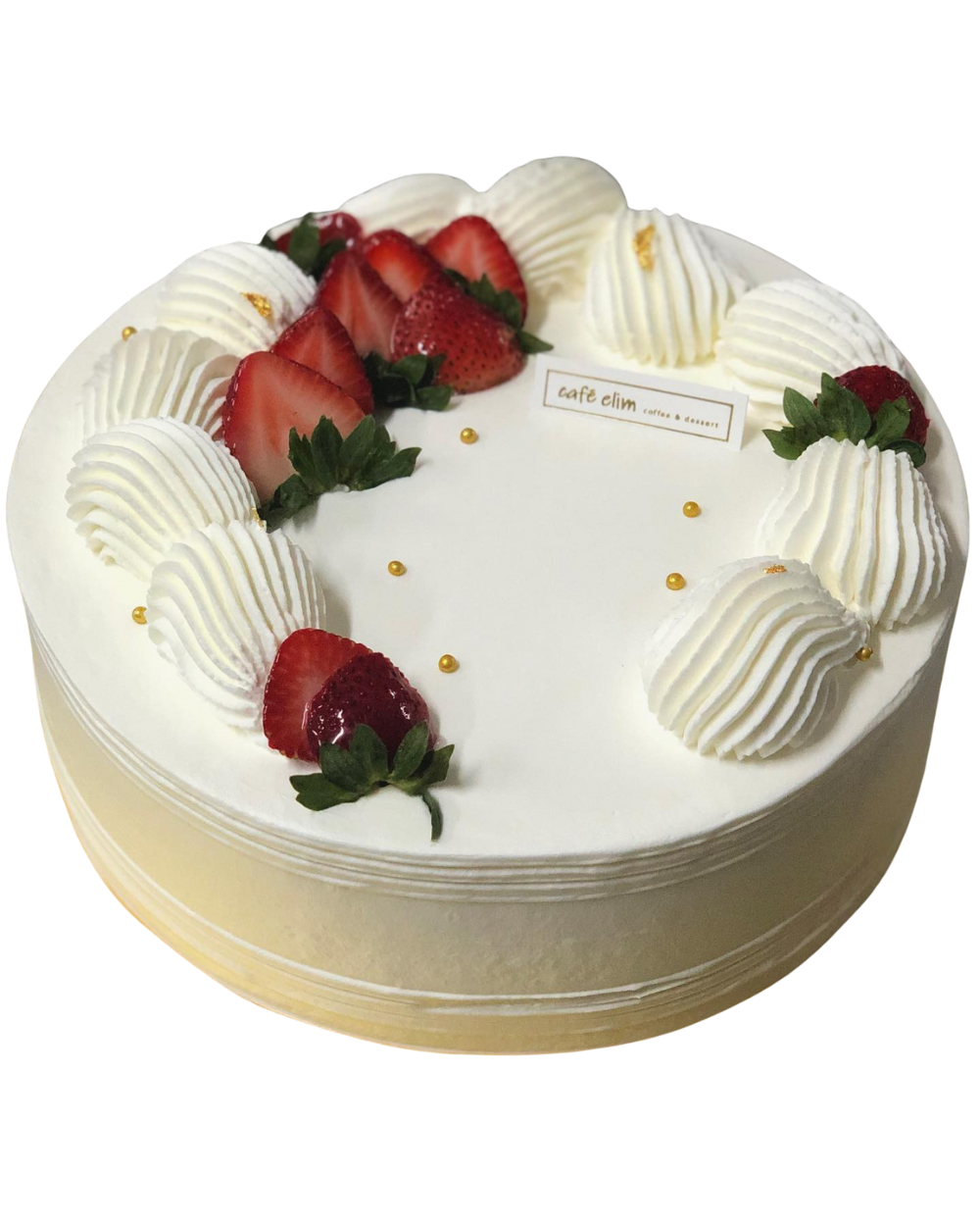 Strawberry Fresh Cream 6" Dome