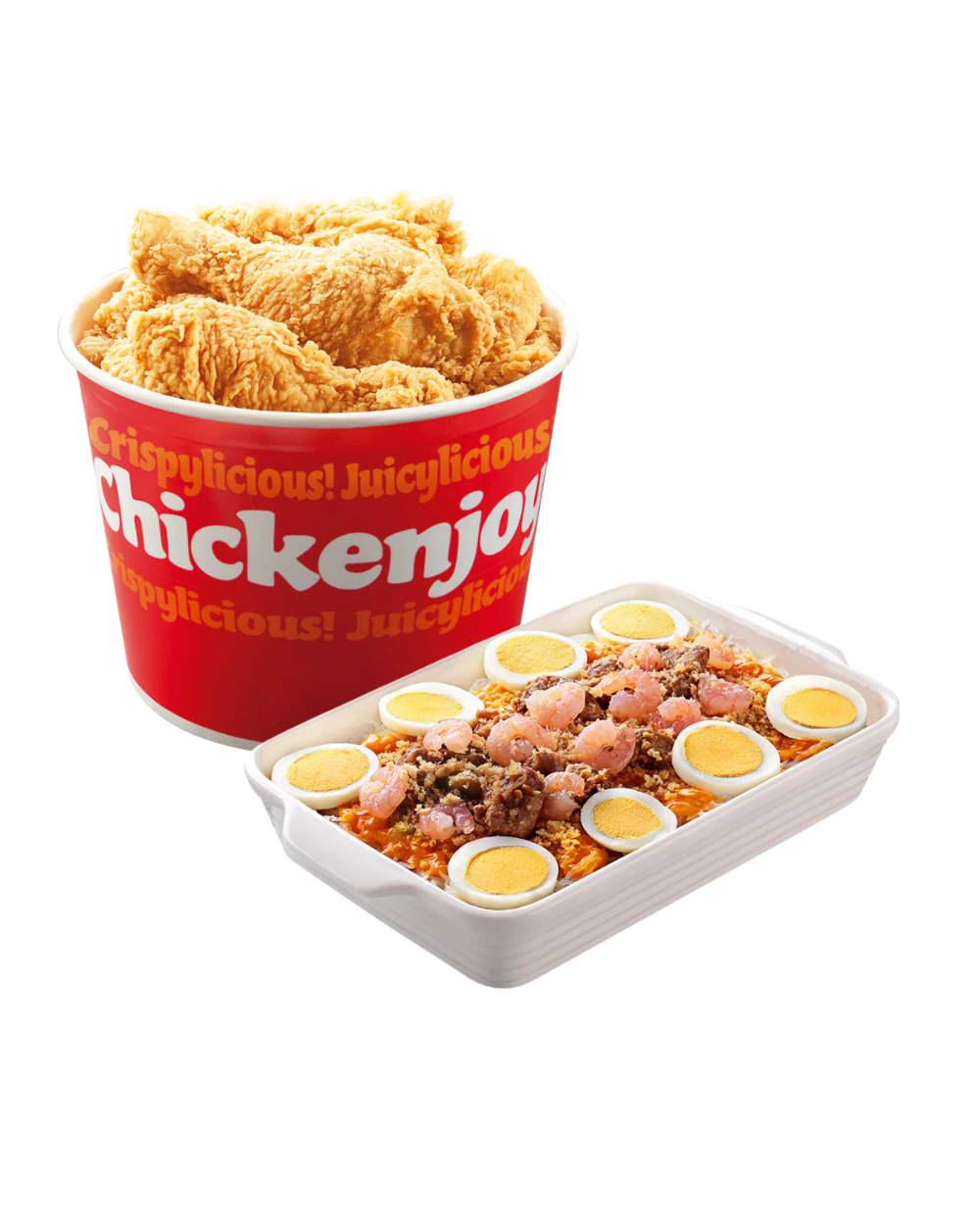 8 - pc. Chickenjoy with Palabok Family Pan