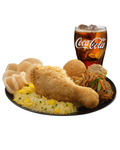 Chinese-Style Fried Chicken Lauriat & Drinks