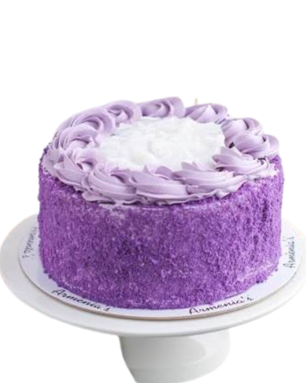 Ube Macapuno Leche Flan