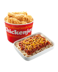 8 - pc. Chickenjoy Bucket w/ Jolly Spaghetti Family Pan